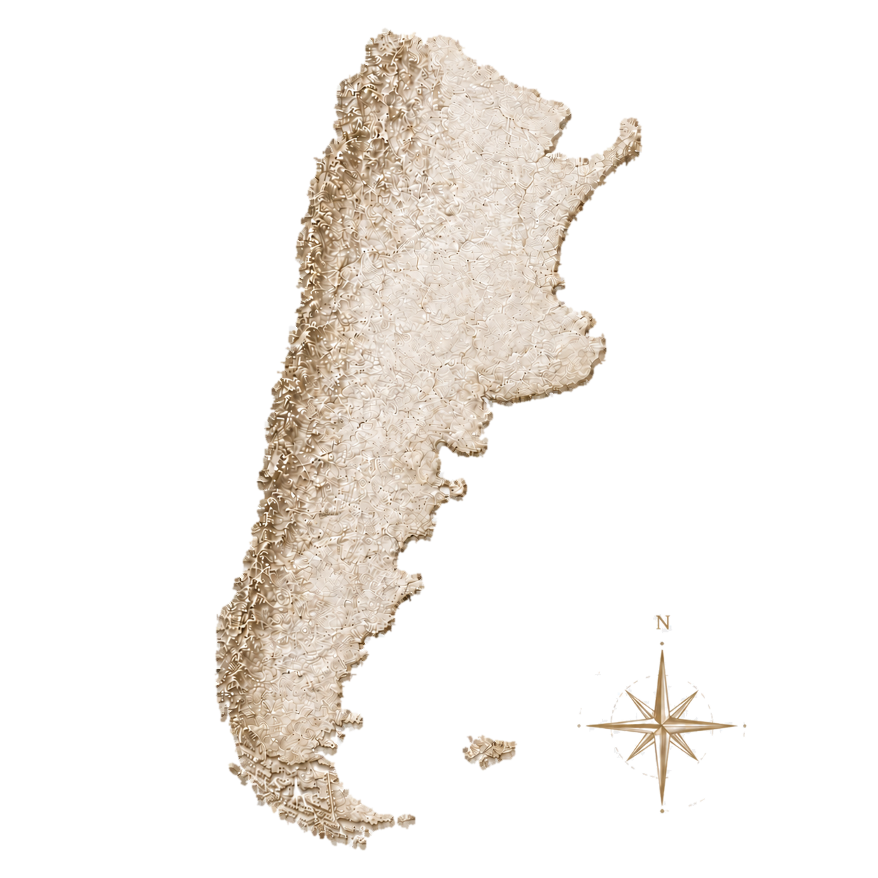 Mapa de Argentina